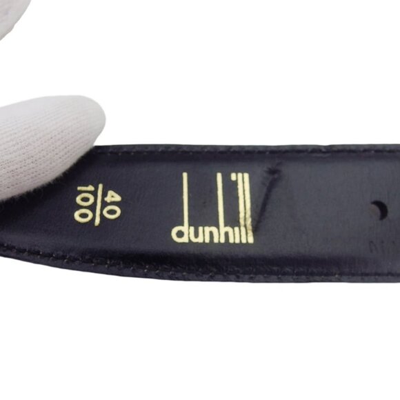 Dunhill belt Black gold Women Authentic secondhand main image 5